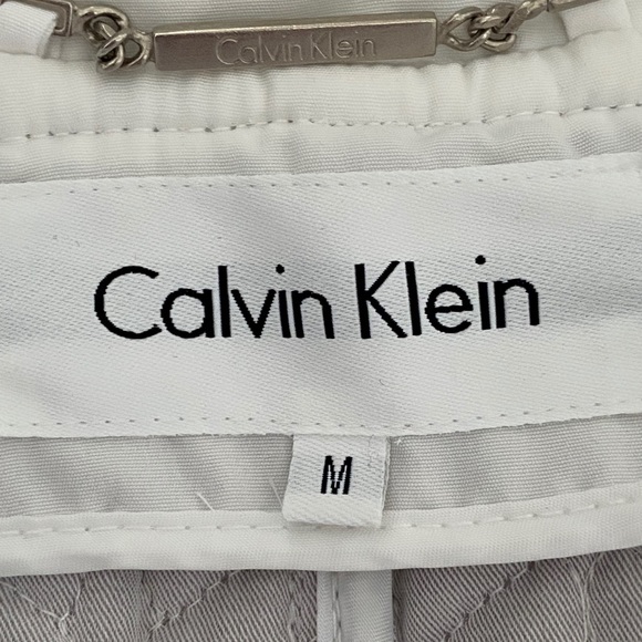 Calvin Klein White Quilted Jacket - Picture 9 of 11